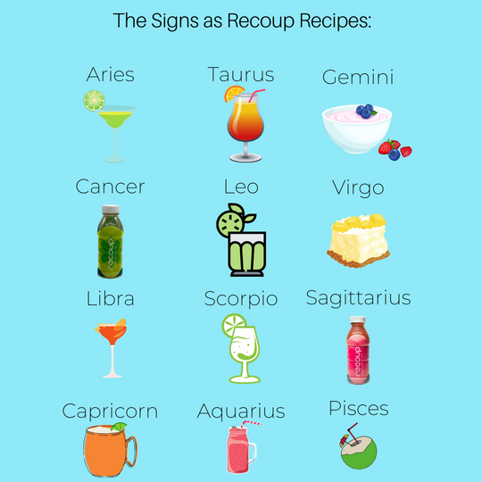 What Recoup Recipe are you Based on your Zodiac Sign?